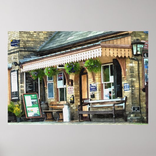 POSTER ANCIENNE GARE (Devant)