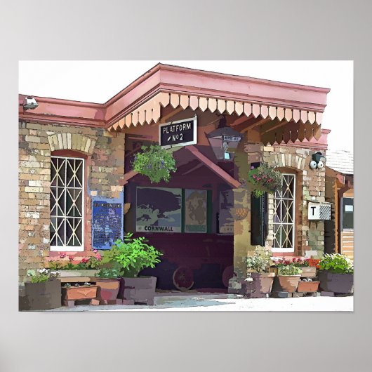 POSTER ANCIENNE GARE (Devant)