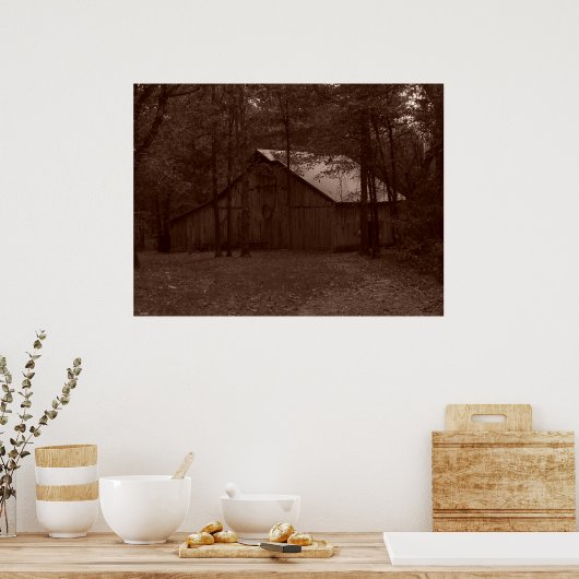 Poster Ancienne grange (Cuisine)