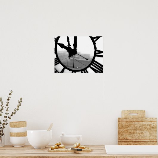 Poster Ancienne horloge (Cuisine)