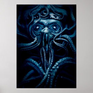 Poster Ancienne Horreur Eldtich : Deep Ocean Kraken