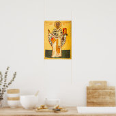 Poster Ancienne icône russe de Saint Nicolas (Cuisine)