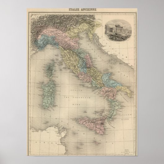 Poster Ancienne Italie (Devant)