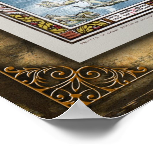 Poster Ancienne Mappe de Fairyland (Coin)