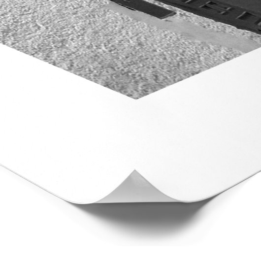 Poster Ancienne mosquée à Tripoli (B&W) (Coin)