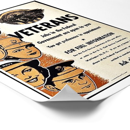 Poster Anciens combattants (Coin)