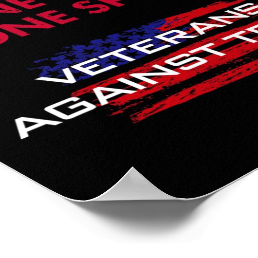 Poster Anciens Combattants Anti-Trump Bone Dodger Spurs P (Coin)