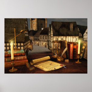 Poster Anciens Horizons Imprimé