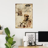 Poster Anciens pirates du navire des Caraïbes Capitaine D (Bureau à domicile)