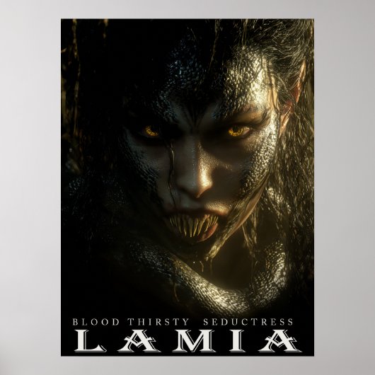 Poster Ancient Beast & Creatures: LAMIA (Devant)