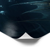 Poster Ancient Bioluminescent Sea Dragon - Mythical Deep  (Coin)