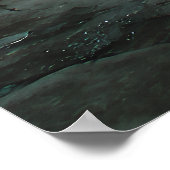 Poster Ancient Cathedral Stairway Mist Light (Coin)