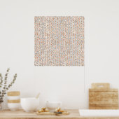 Poster ancient egypt hieroglyphes pattern background hist (Cuisine)