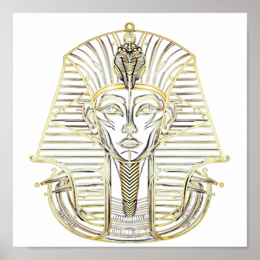 Poster Ancient Egyptian Frame Design – Luxurious Pharaoh (Devant)