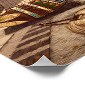 Poster Ancient Egyptian Temple Musicians  (Coin)