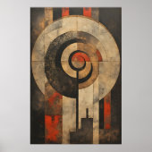 Poster Ancient Geometric (Devant)