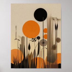 Poster Ancient Japanese Art Print 1849 vintage