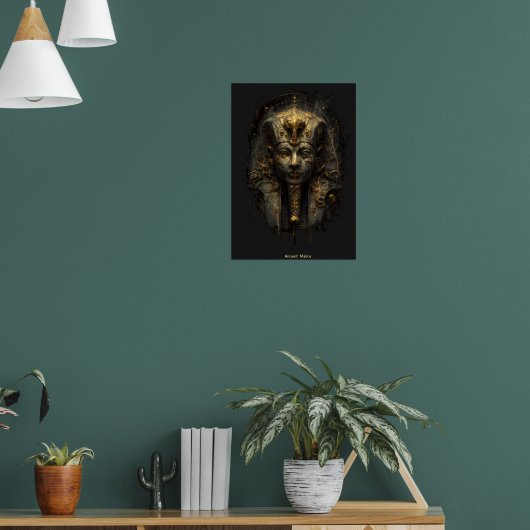 Poster Ancient Malice Egyptian Pharaoh Black (Salon 1)
