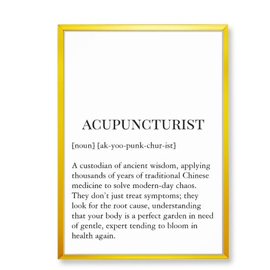 Poster Ancient Wisdom Acupuncture Wall Art Wall Chart
