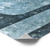 Poster Ancre bleue Ajouter un texte/une photo (Coin)