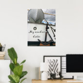 Poster Ancre des navires d'inspiration (Bureau à domicile)