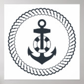 Poster Ancre mignonne (Devant)