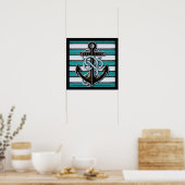 Poster Ancre nautique (Cuisine)