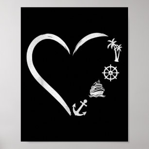 Poster Ancre nautique marins navigateurs & amateurs de ya