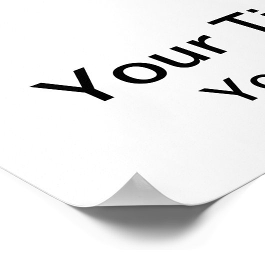 Poster Ancre noire de base (Coin)