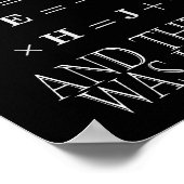 Poster And God Said Maxwell Equation  (Coin)
