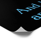 Poster And he saith unto them.Matthew 4:30 (Coin)