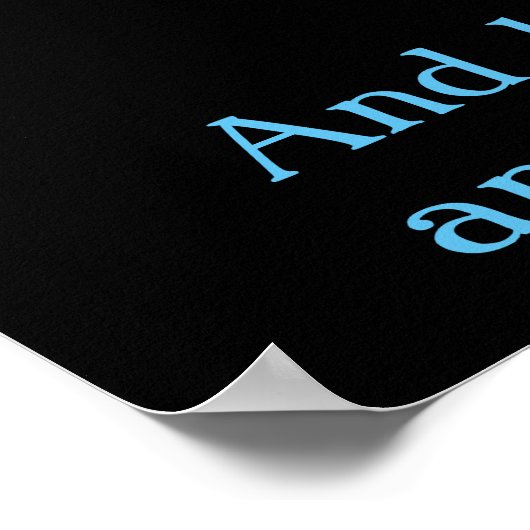 Poster And he saith unto them.Matthew 4:30 (Coin)