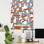 Poster Andalousie 3 (Bureau à domicile)