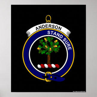 Poster Anderson - Clan Crest