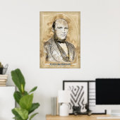 Poster Anderssen Adolf, joueur d'échecs, (Bureau à domicile)
