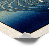 Poster Andō Hiroshige Naruto Whirlpool, province d'Awa (Coin)