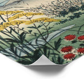 Poster Ando Hiroshige - Otsuki Fields, province de Kai (Coin)