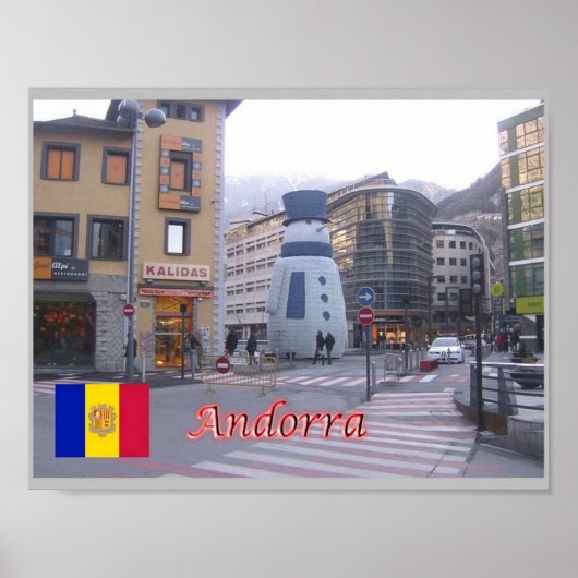 Poster Andorre - (Devant)