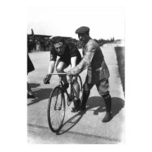 André Auffray à l'arrivée Bordeaux-Paris 1910