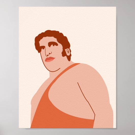 Poster Andre the Giant (Devant)