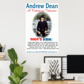Poster Andrew Dean concerts été 2002 (Bureau à domicile)