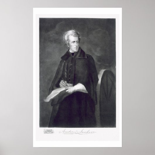 Poster Andrew Jackson, 7e président des États-Unis (Devant)
