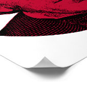 Poster Andrew Jackson Rouge, blanc et bleu (Coin)