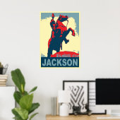 Poster Andrew Jackson Statue Nouvelle-Orléans (Bureau à domicile)