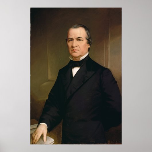 Poster ANDREW JOHNSON Portrait par Washington B. Cooper (Devant)
