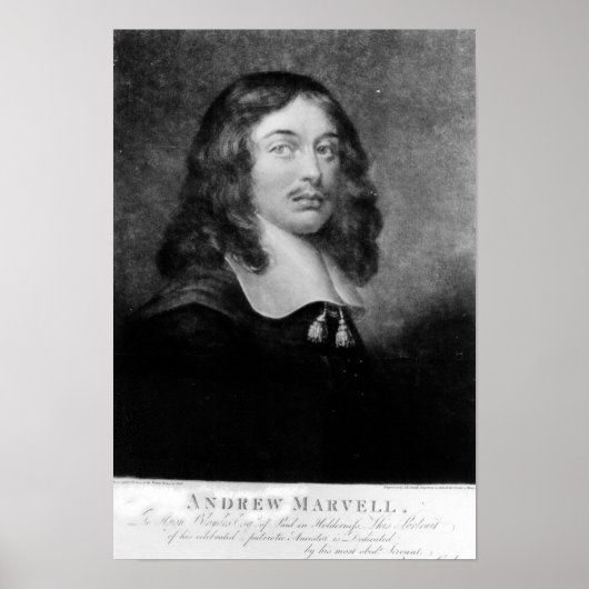 Poster Andrew Marvell, gravé par John Raphael Smith (Devant)