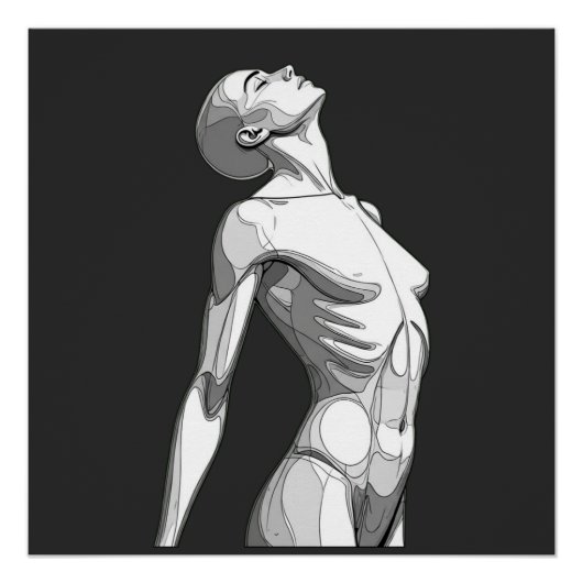 Poster Android Anatomy - High-Definition Glossy Art Poste (Devant)