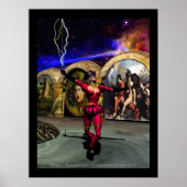 Poster ANDROID BALLET, Science-fiction (Devant)