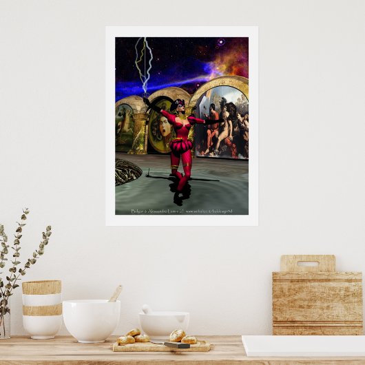 Poster ANDROID BALLET, Science-fiction (Cuisine)