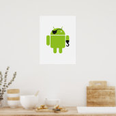 Poster Android Robot (Cuisine)
